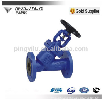 Din y type bellow seal flanged pn16 globe valve